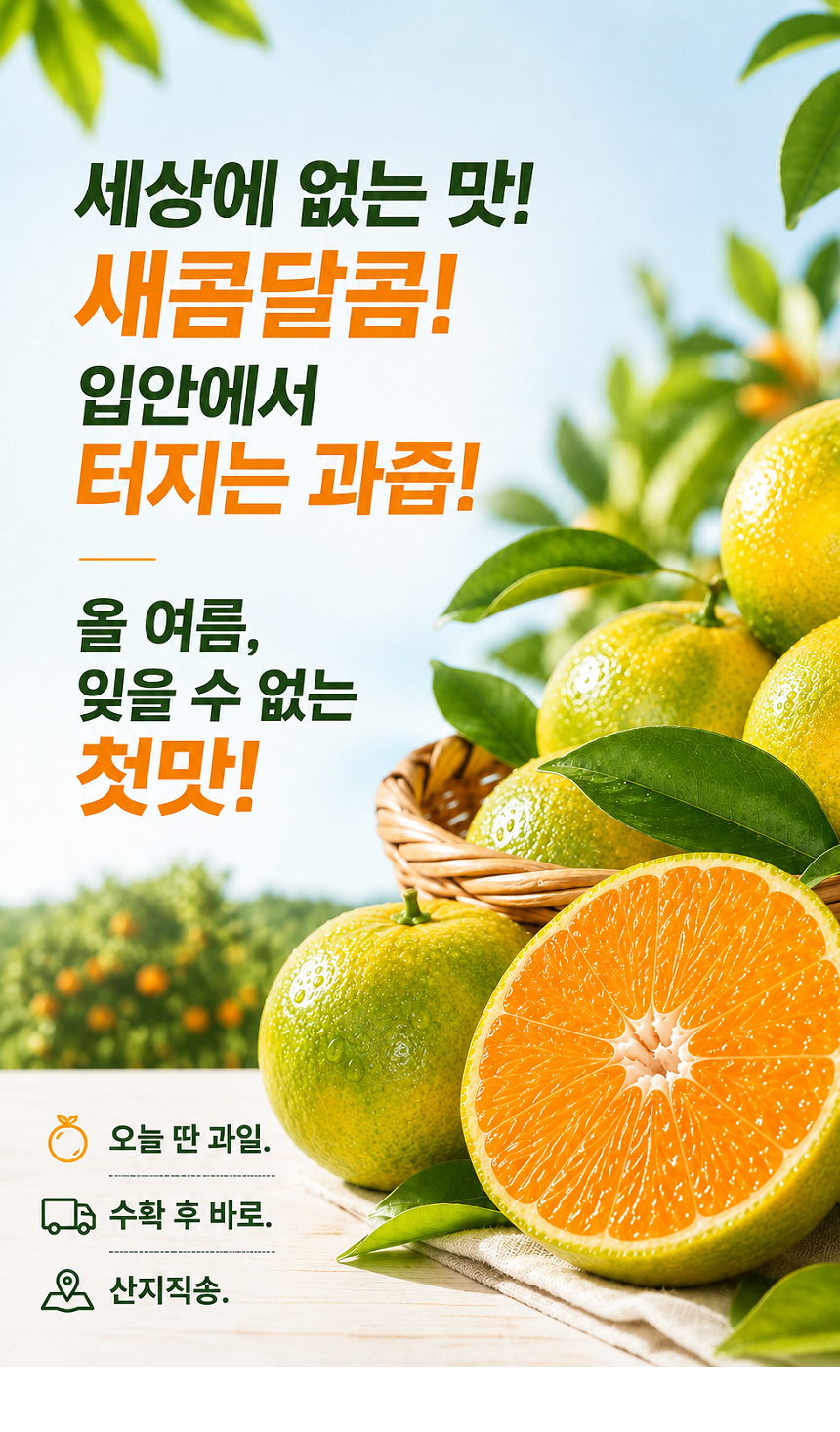 [당근의고백] 청정제주 고당도 하우스 햇 감귤 산지직송 대과 3,5,10kg
