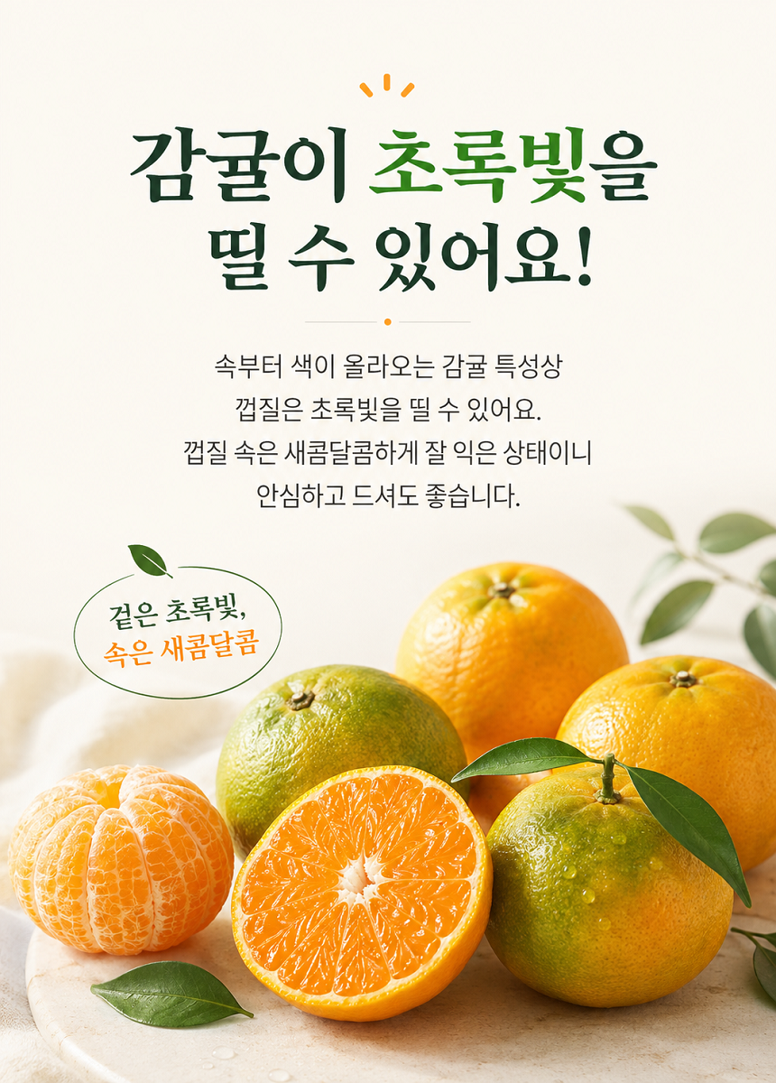 [당근의고백] 청정제주 고당도 하우스 햇 감귤 산지직송 대과 3,5,10kg