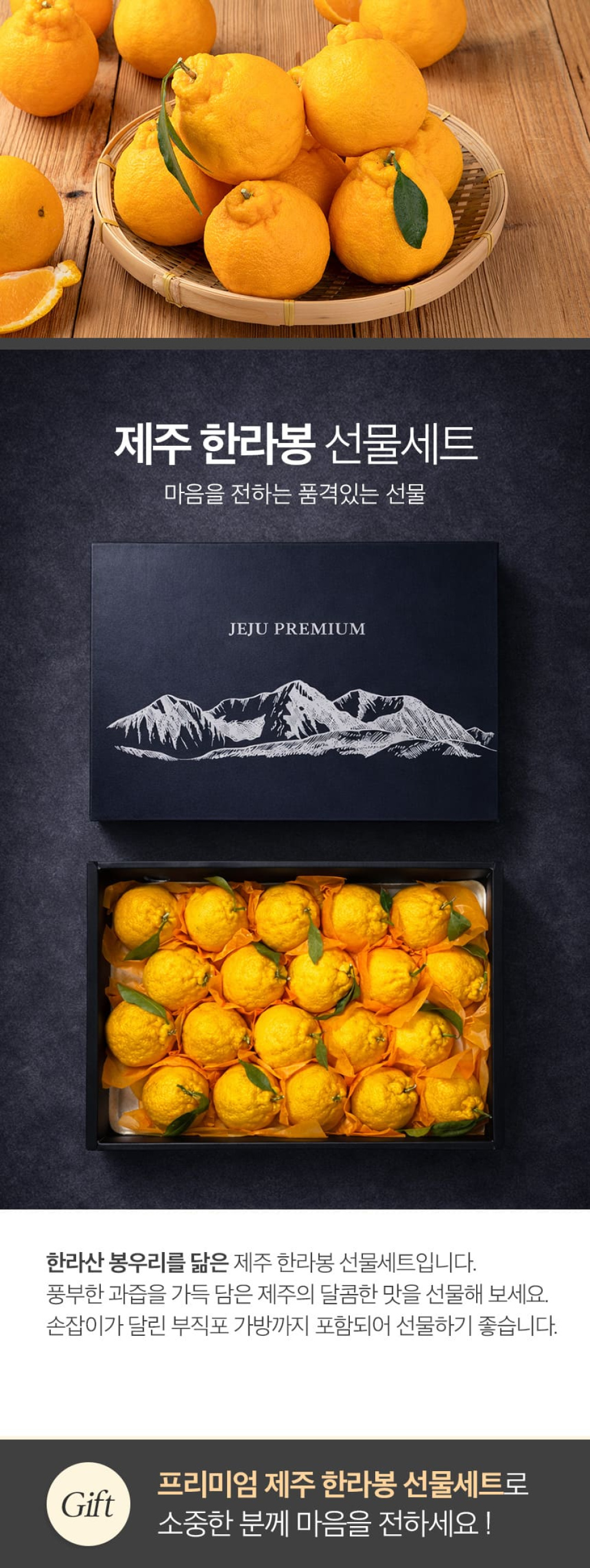 [당근의고백] 청정제주 고당도 한라봉 추석 선물세트  3-5kg