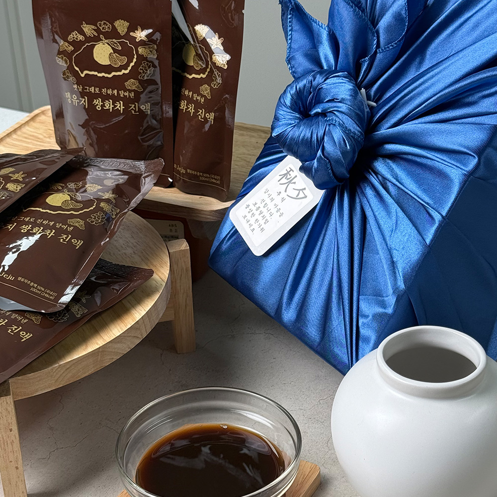 ★1+1 특별할인★ [만덕푸드] 수제 쌍화진액 하루제주 뎅유지 쌍화차 100ml 14포 1+1박스 쌍화차