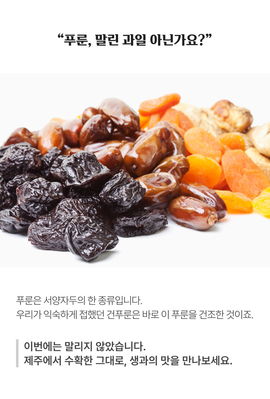 홍베리 제주에서 나는 생 푸룬 자두 생과 농장직송 1kg GAP 인증 자두