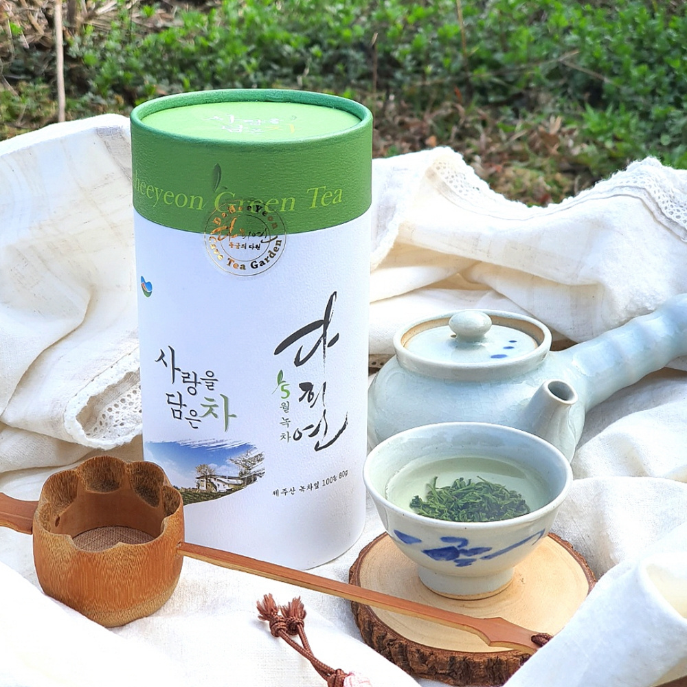 제주 5월 녹차 잎 40g 80g 프리미엄 차