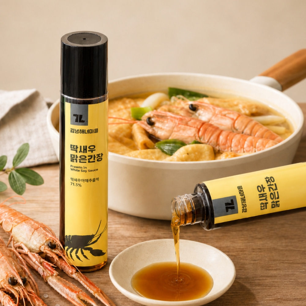 [만덕푸드]밥도둑 딱새우 간장 210g 만능 소스
