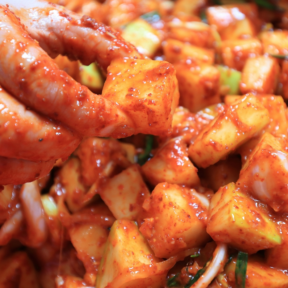 밥반찬 제주 깍두기 3kg 아삭한 김치