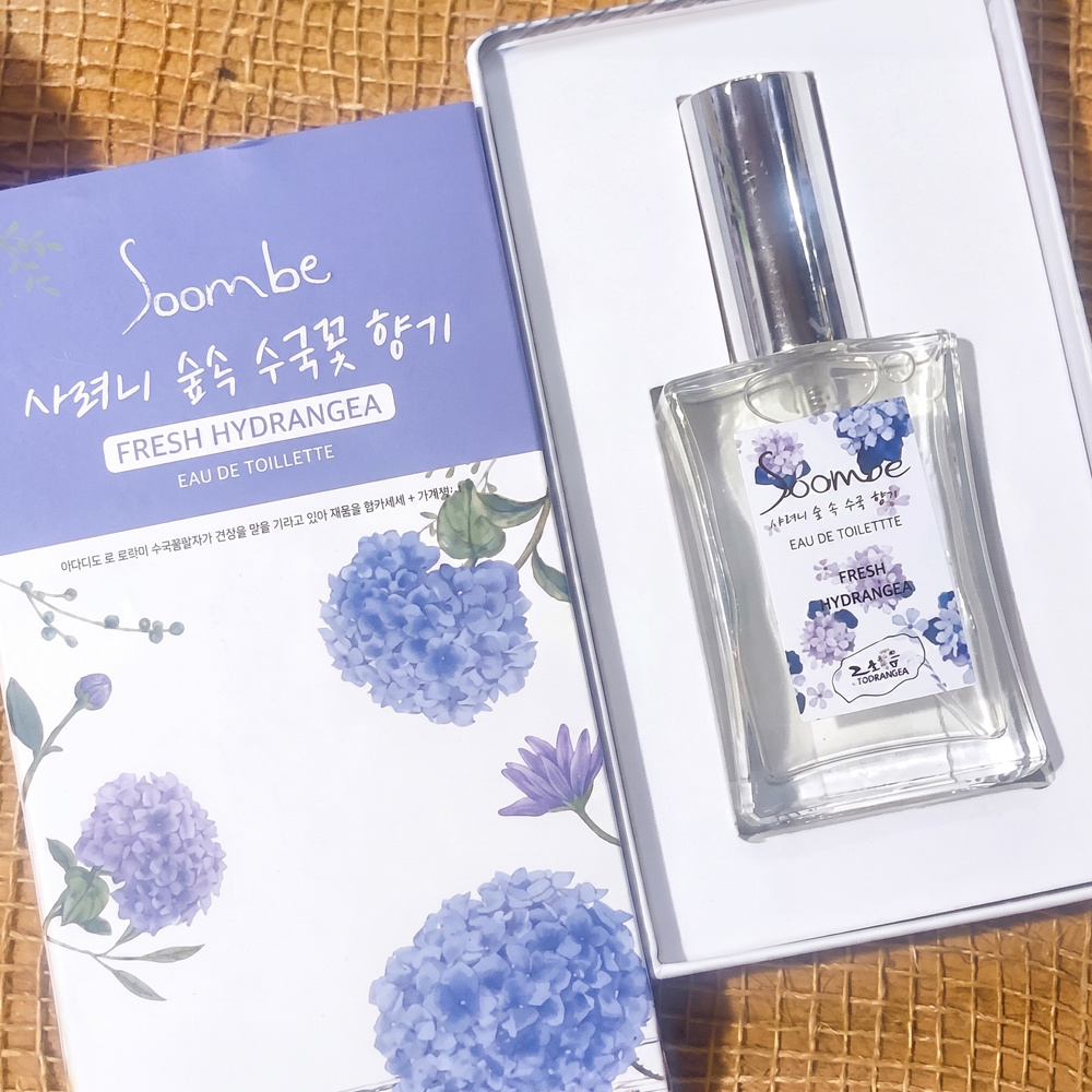 [제주이야기] 숨비 샤려니숲 수국향수, 숨비 동백향수 (50ml)