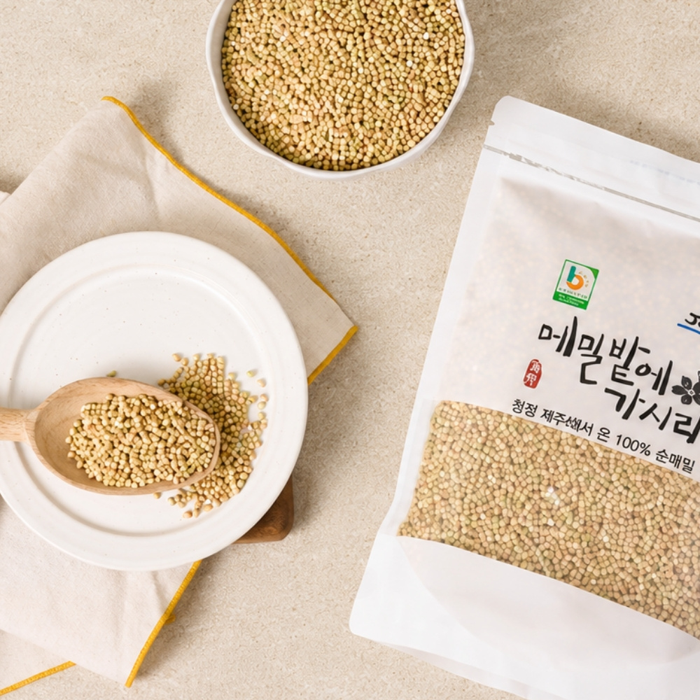 [메밀밭에가시리]메밀함량 100% 제주 순메밀 쌀 800g 레시피동봉