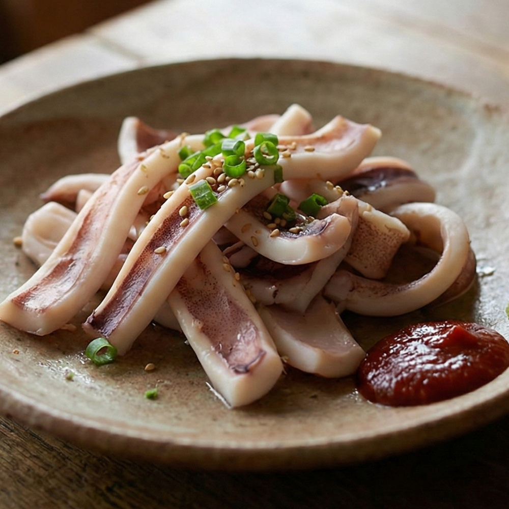 [창해수산]제주산 초코오징어(1팩 1kg 3-4마리실링)(냉동)