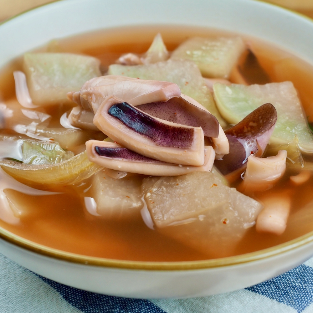 [창해수산]제주산 초코오징어(1팩 1kg 3-4마리실링)(냉동)