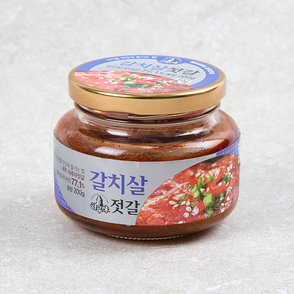 하루미3종세트 갈치살젓갈, 자리돔(쌈)젓갈, 꽃멸치젓갈 200g x 3종