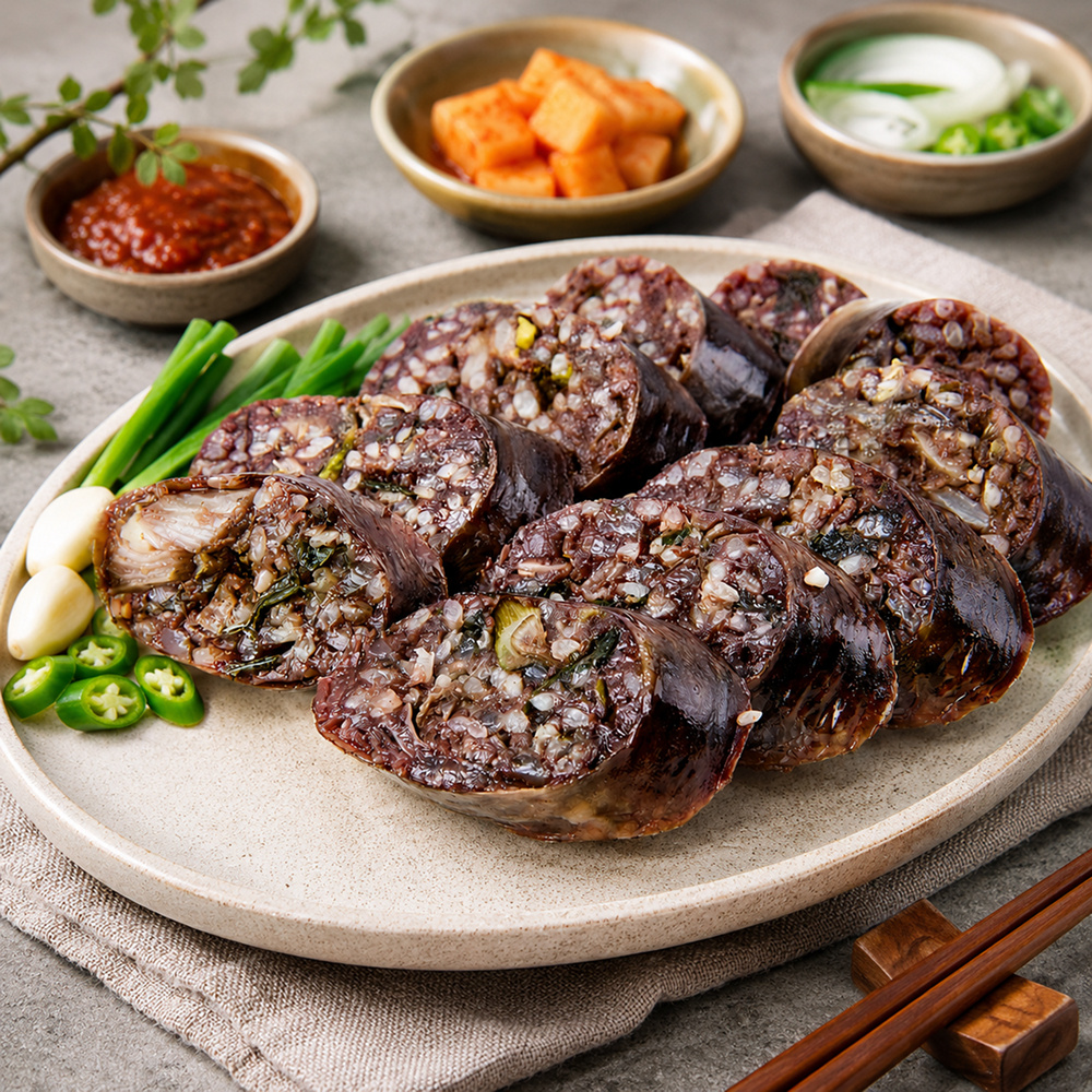 [탐모라]  제주 찹쌀 순대 500g,  1kg