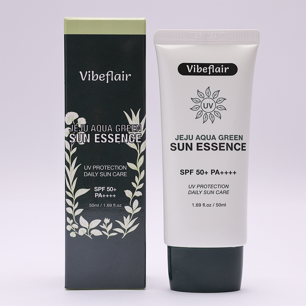 바이브플레어 제주 아쿠아 그린 선에센스 50mL, SPF50+ PA++++