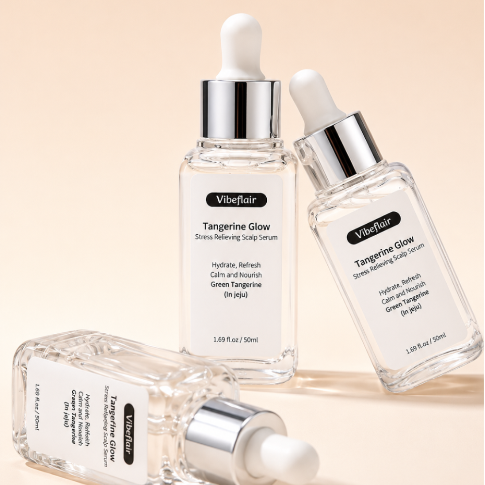바이브플레어 탠저린 글로우 스트레스 릴리빙 스칼프 세럼 50mL