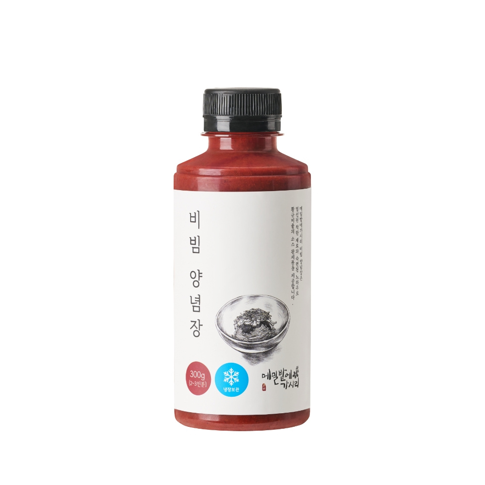 [메밀밭에가시리]건강식 순메밀면 500g 반건면 비빔면용