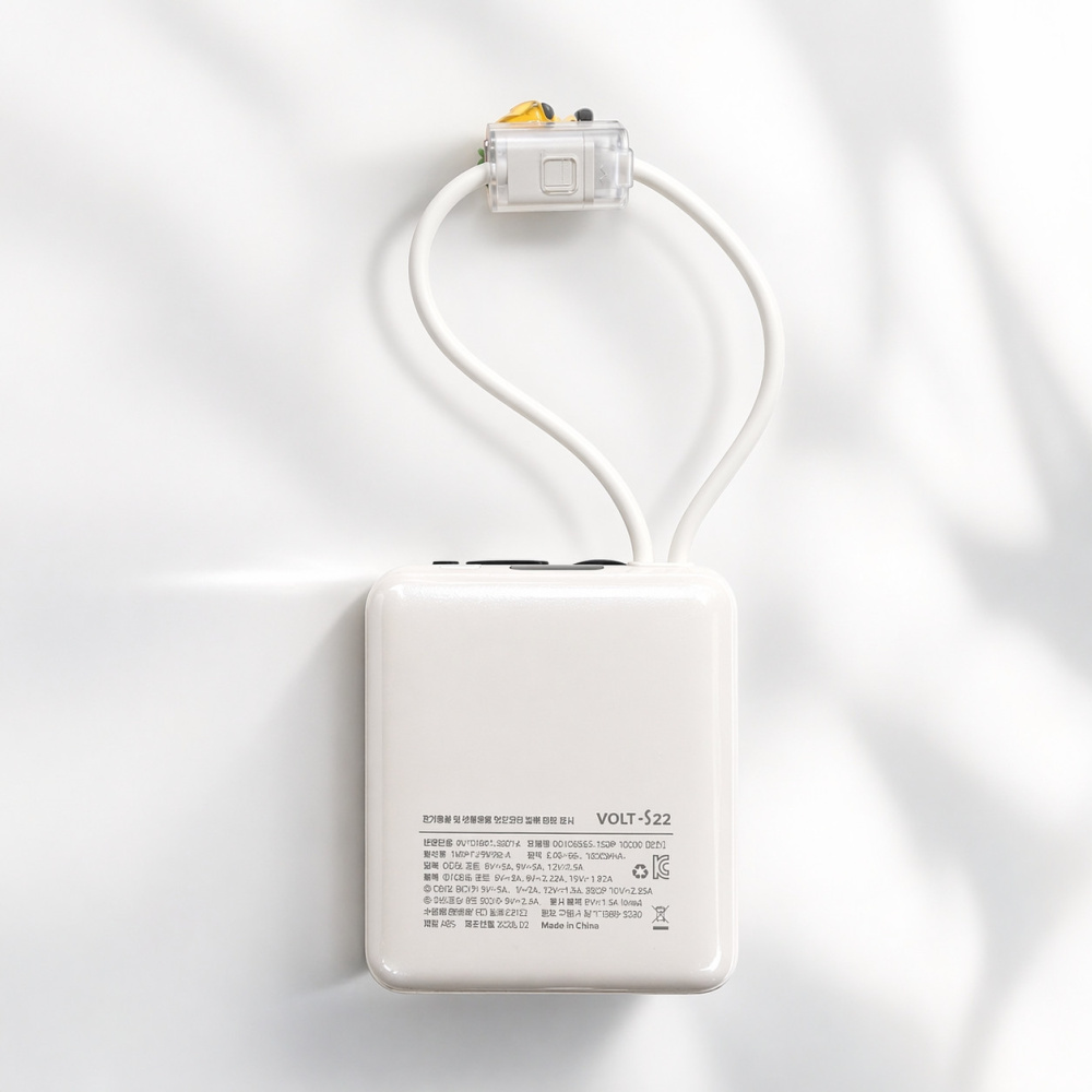 제주하우스 나르방 PD포트 초경량 고속충전 10000mAh 패턴 보조배터리 na22