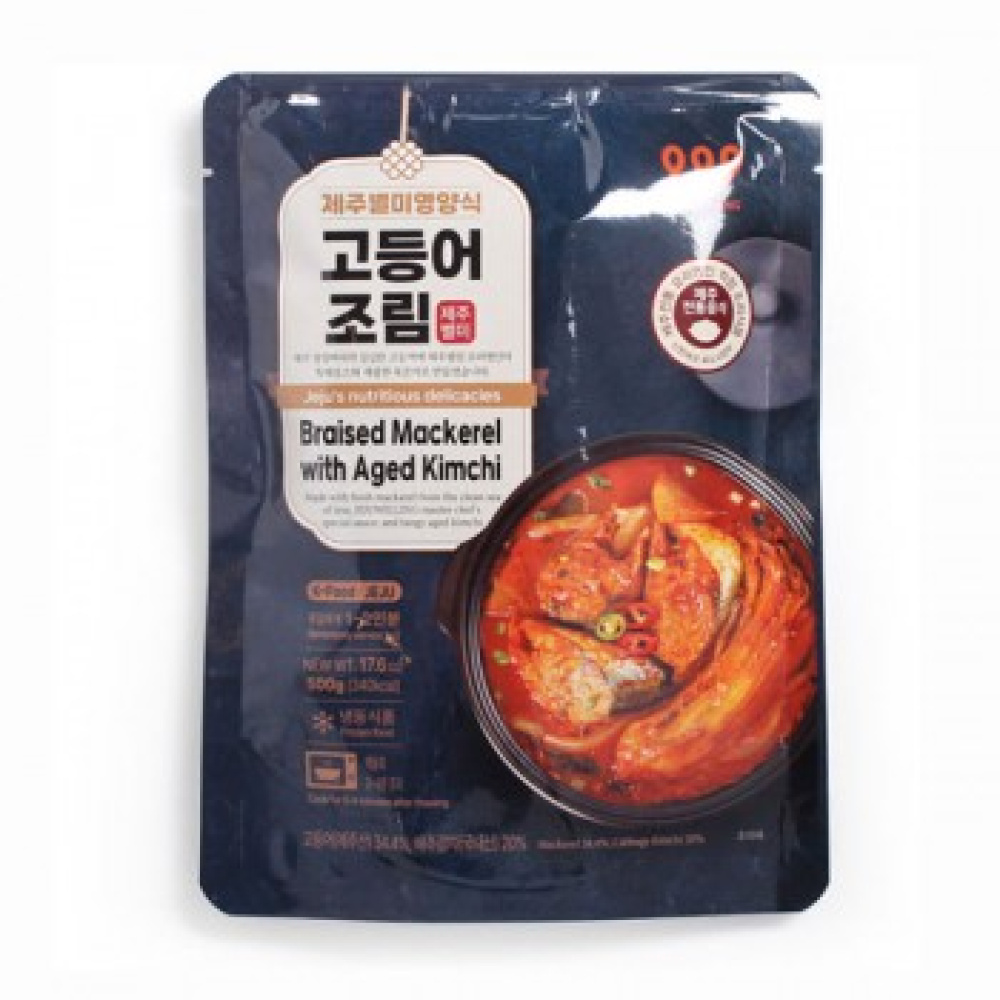 [1인가구 밀키트] 제주하우스 제주 묵은지 고등어 조림 500g