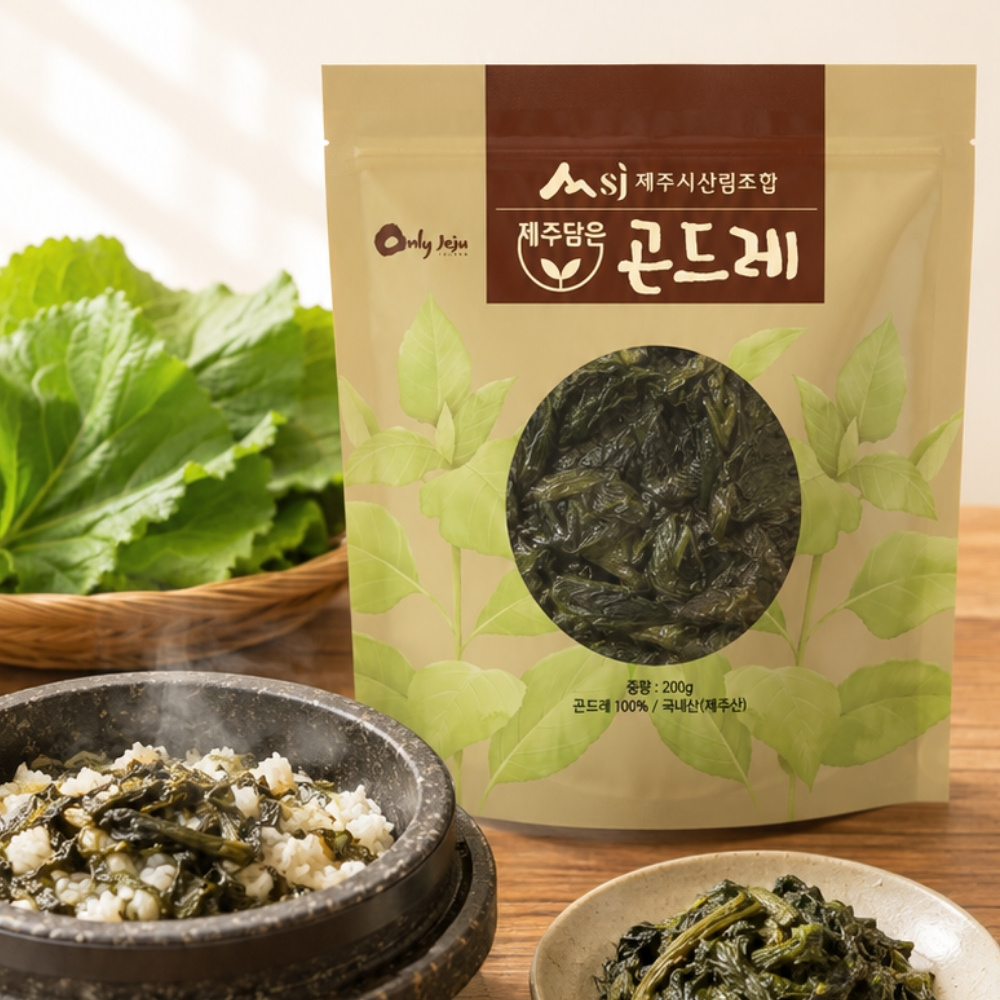 [제주시산림조합] 제주담은 삶은 곤드레 나물 200g