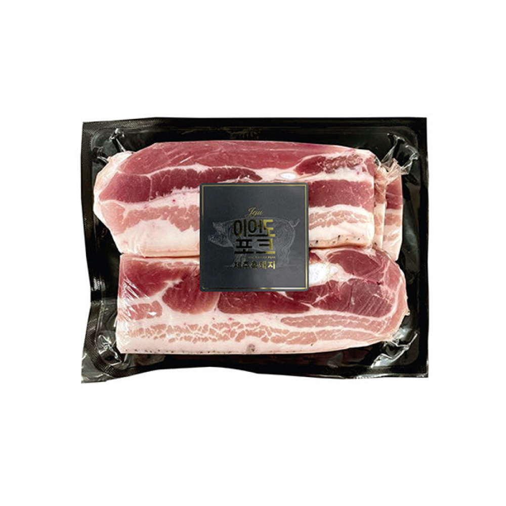 [혼디축산] 추석명절 선물세트 제주 흑돼지 1호세트 1kg 오겹살 500g + 목살 500g