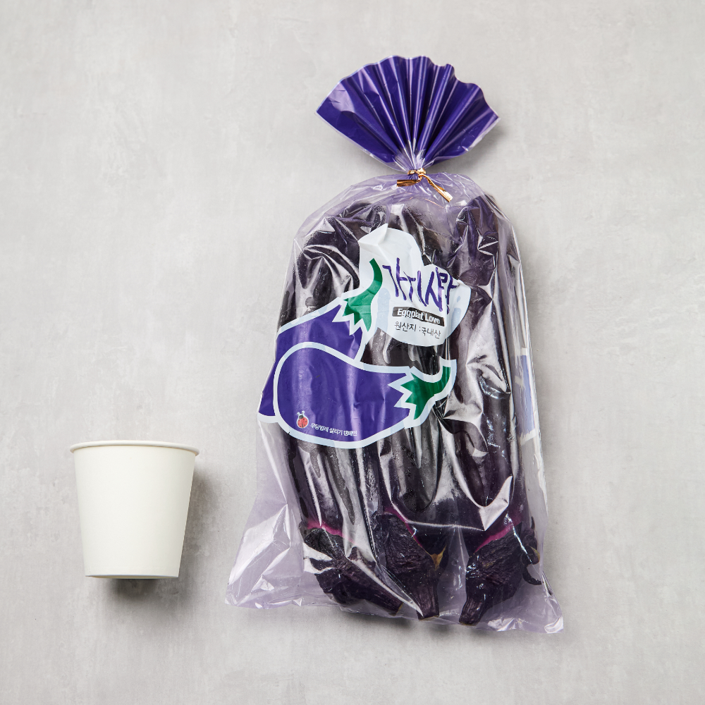 [오가닉]단단한 제주 가지 1개입