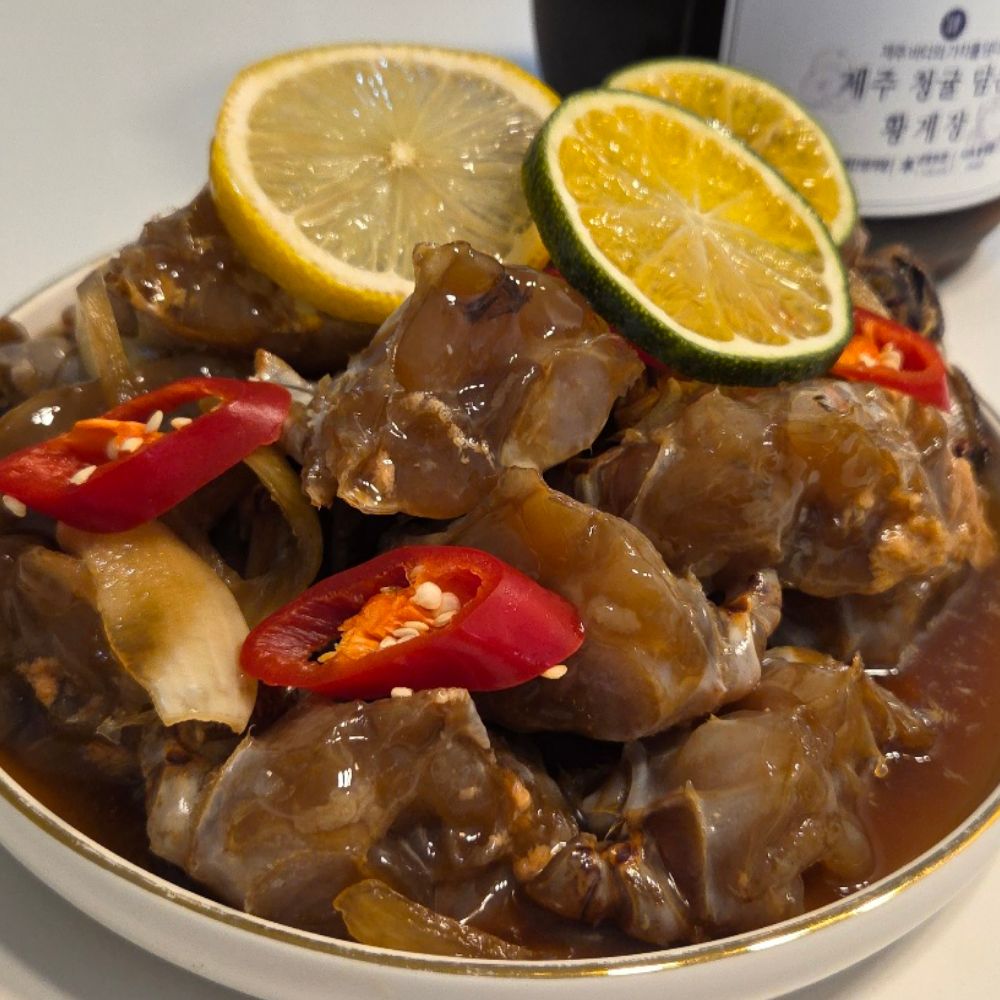 [담을제주]제주 청귤 담은 황게장 1kg