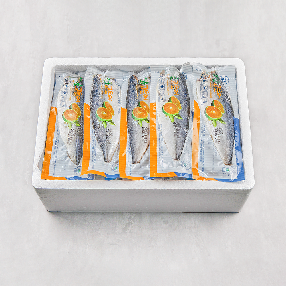 비린 맛은 줄이고, 담백함을 채운 제주용암해수 청귤고등어