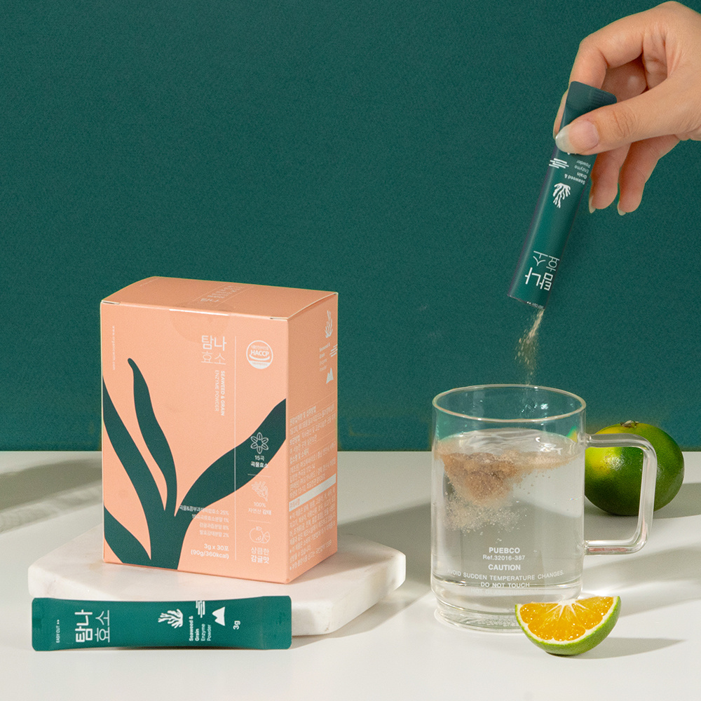 에이그릿 곡물 효소 감태 차전자피 소화 유산균 자연 발효 탐나효소 30포