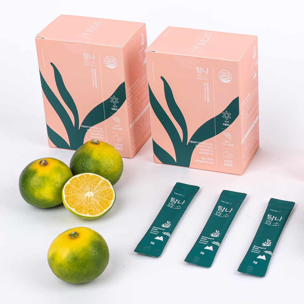 에이그릿 곡물 효소 감태 차전자피 소화 유산균 자연 발효 탐나효소 30포