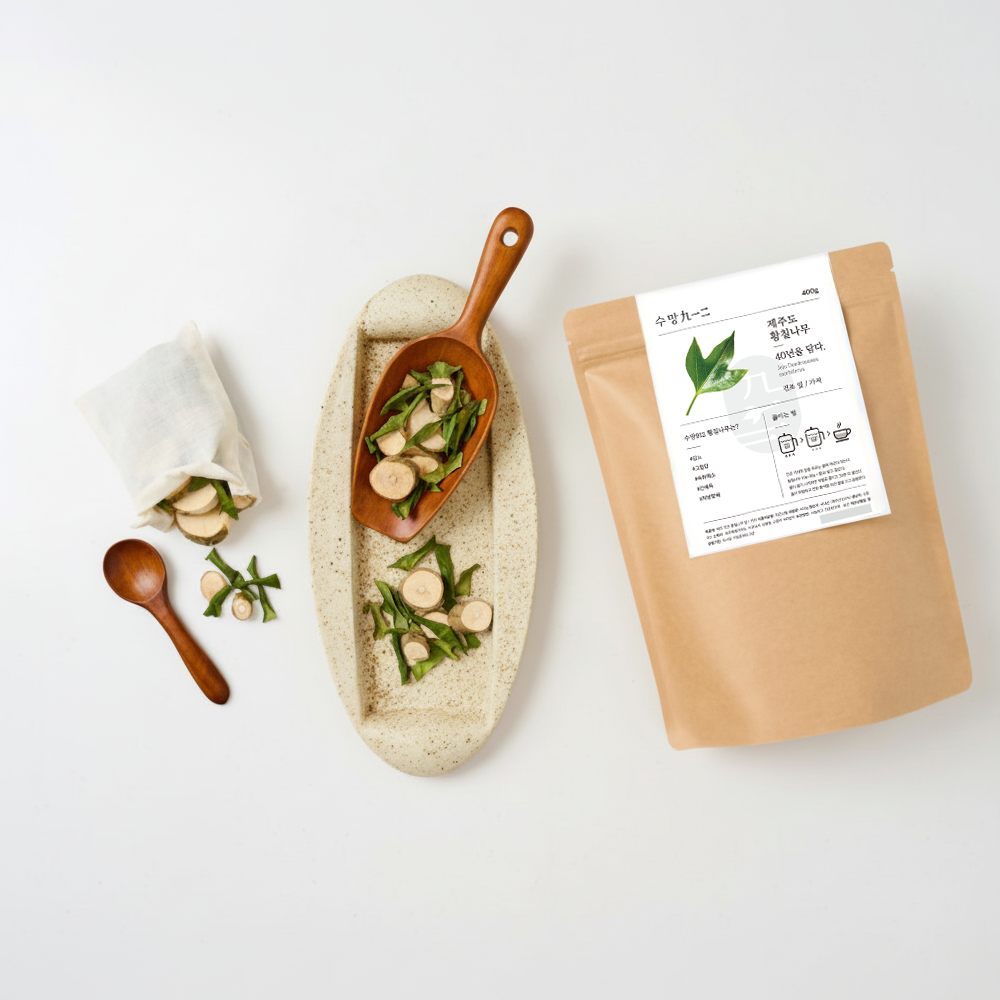 제주 황칠나무 건조 잎/가지 400g