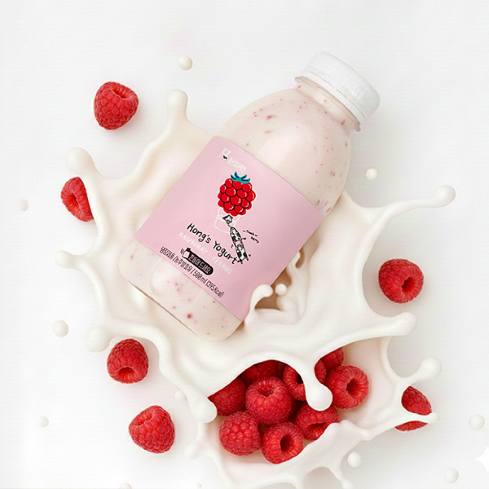 [홍스랜드]오리지널 500ml x 2 + 라즈베리 요거트 500ml