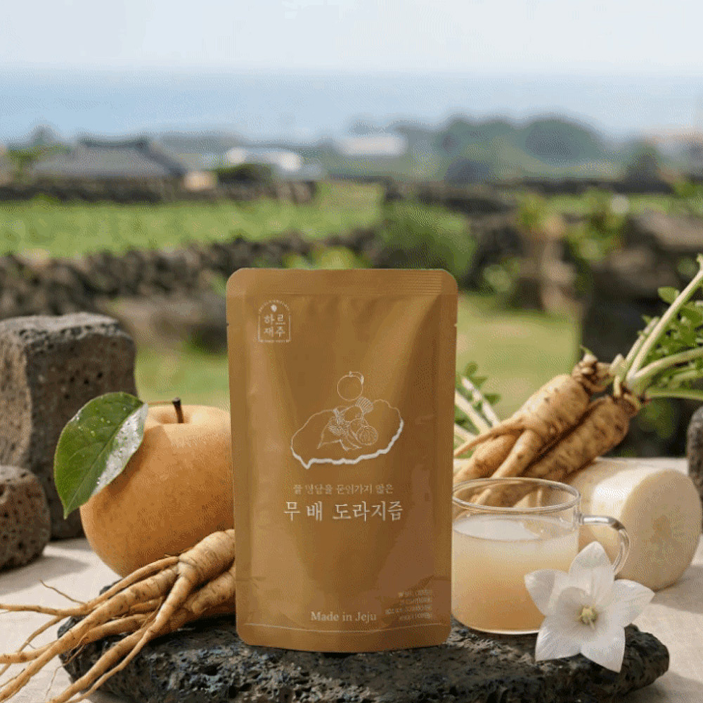[만덕푸드] 하루제주 양배추즙 80ml 30포 무배도라지즙 100ml x 25포 NFC저온착즙 액기스 진액