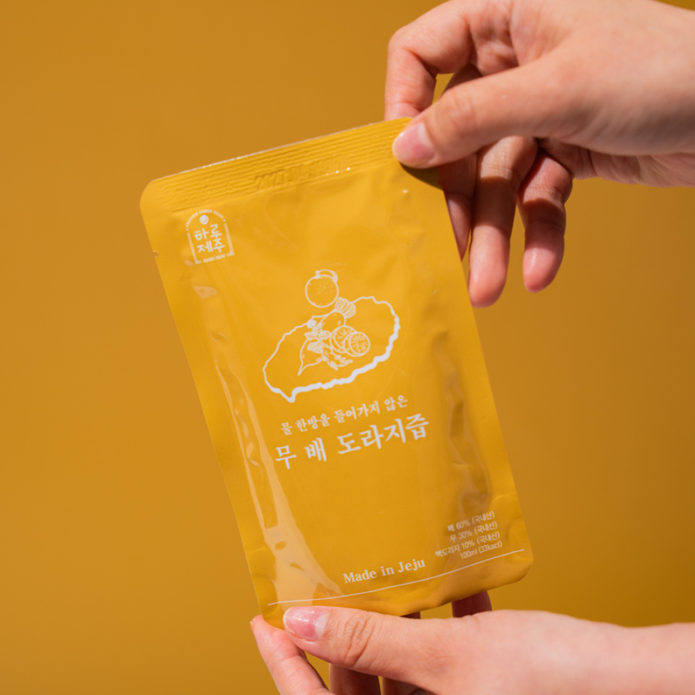 [만덕푸드] 하루제주 양배추즙 80ml 30포 무배도라지즙 100ml x 25포 NFC저온착즙 액기스 진액