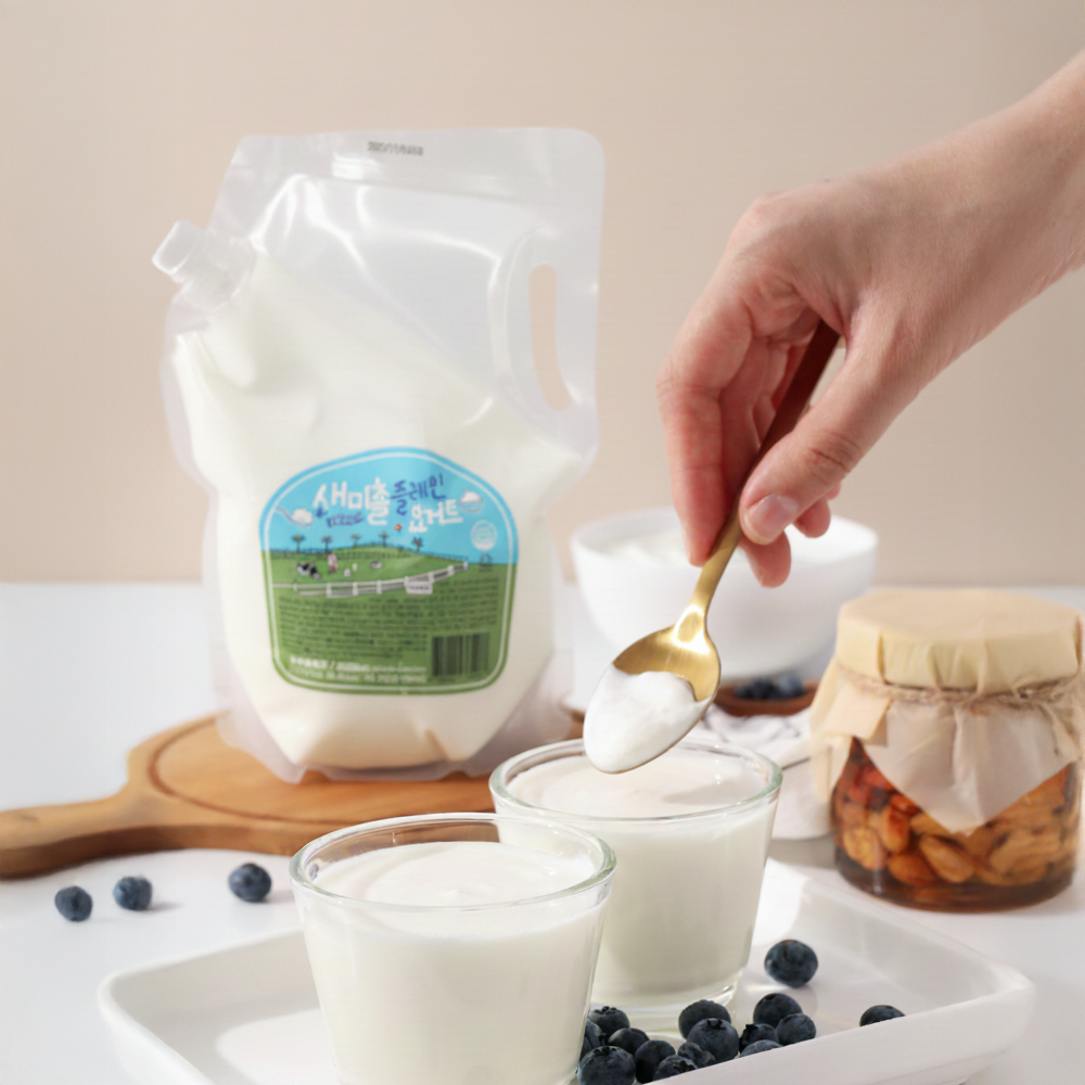 [새미촐]제주 플레인 요거트 500ml x2