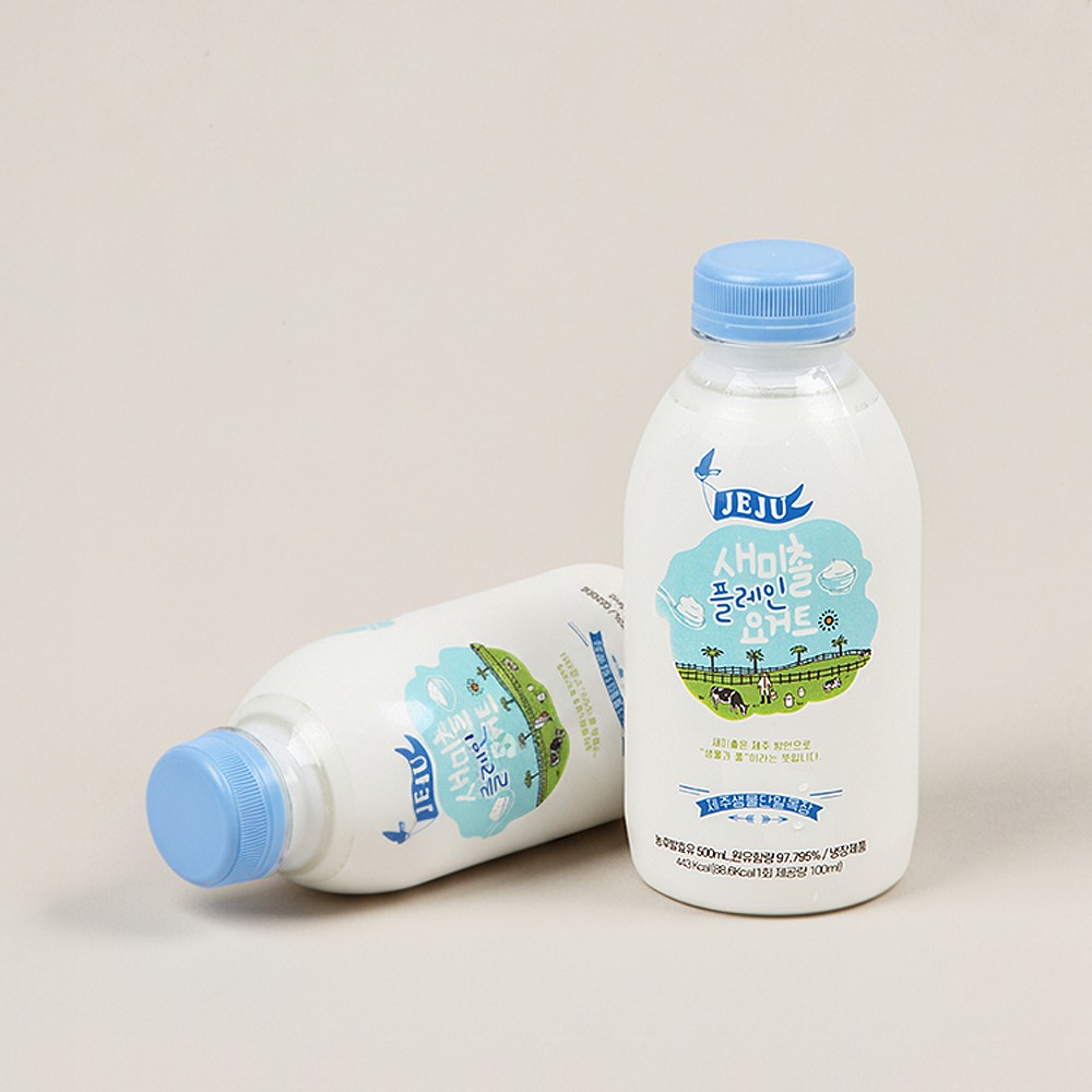[새미촐]제주 플레인 요거트 500ml x2