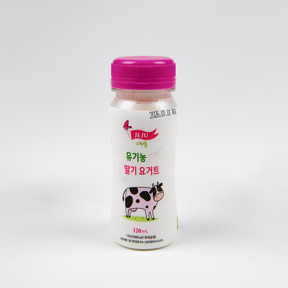 [샘물목장]유기농 딸기 요거트 120ml