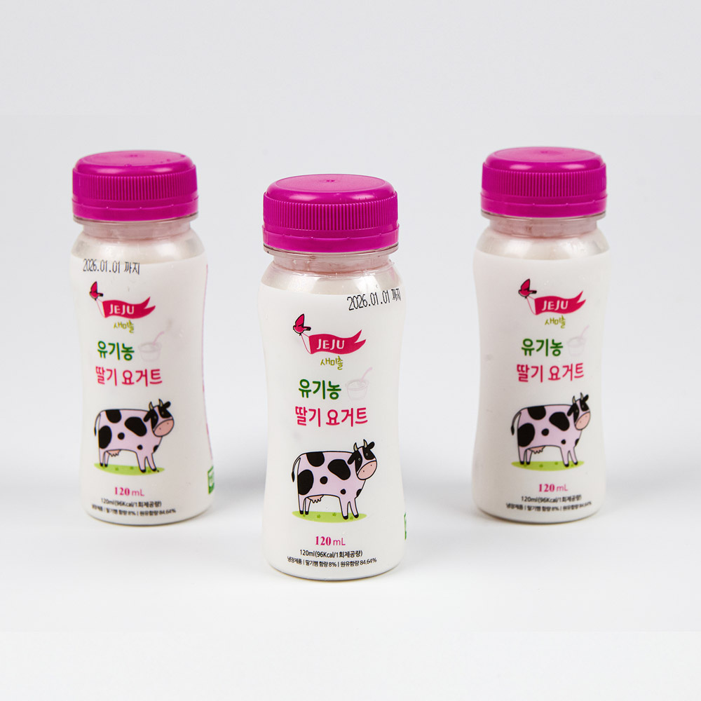 [샘물목장]유기농 딸기 요거트 120ml