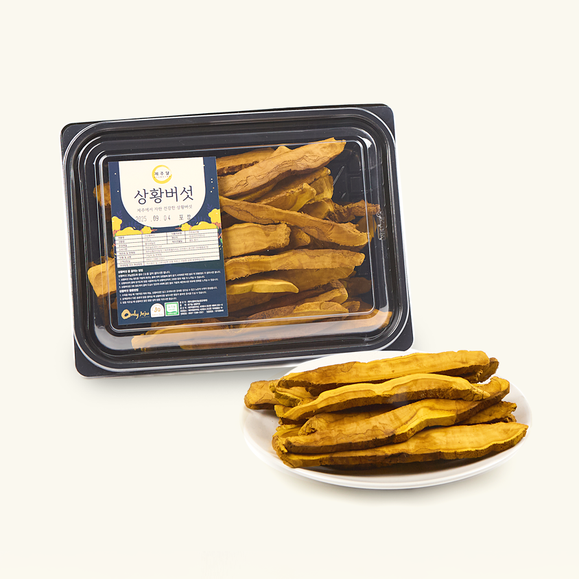 제주산 유기농 상황버섯 절편 제주상황버섯 실속형 100g200g