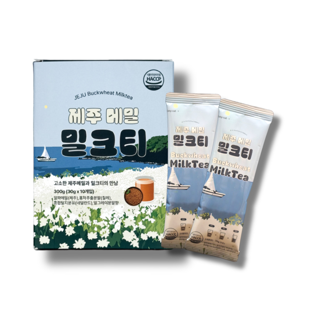 제주산 메밀 밀크티 30g 10개입