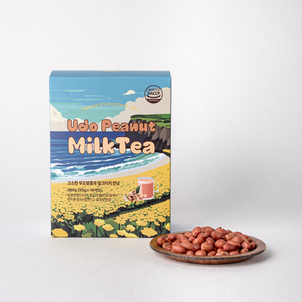 제주산 우도땅콩 밀크티 30g 10개입