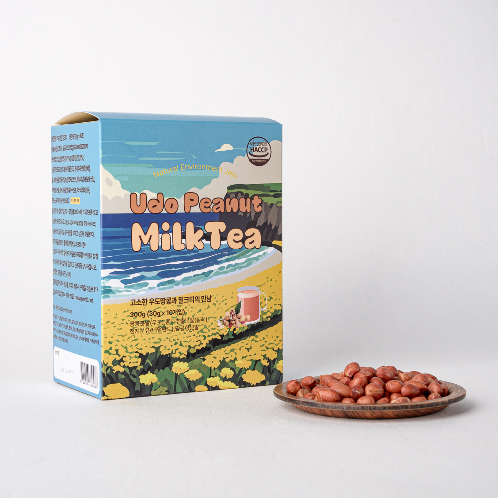 제주산 우도땅콩 밀크티 30g 10개입