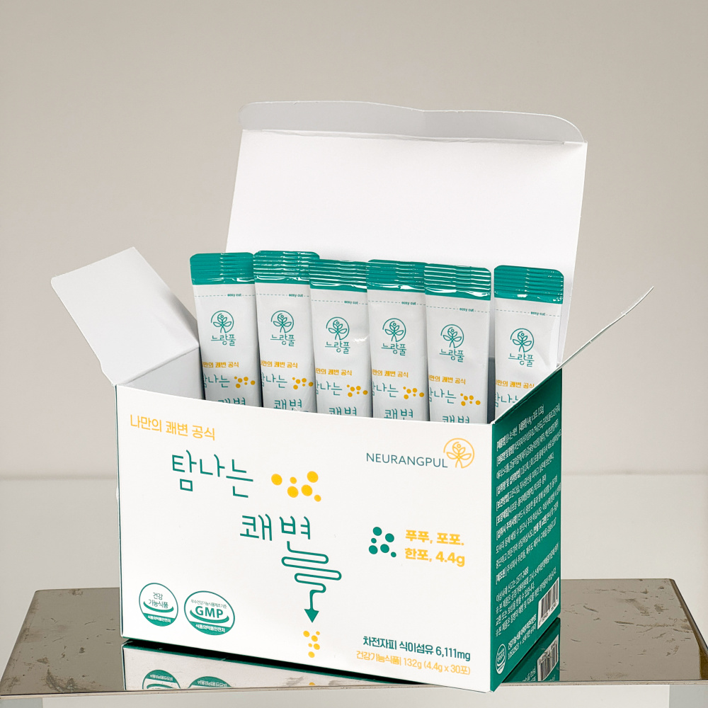 탐나는 쾌변 차전자피 식이섬유 30포 배변활동 장 운동 분말 가루 1box