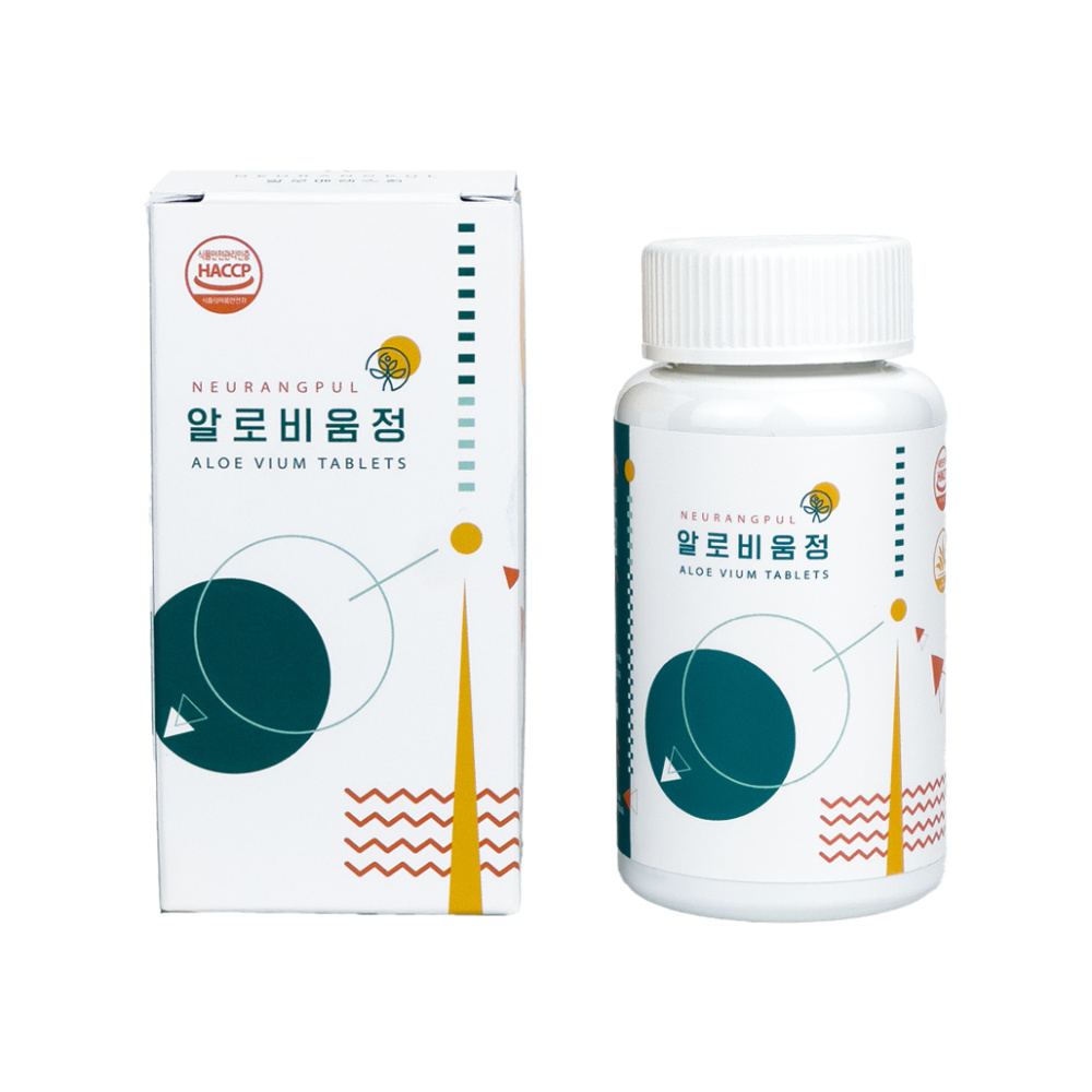 푸른들 느랑풀 먹는 알로에 베라 알로에정 120g 무농약 알로비움정