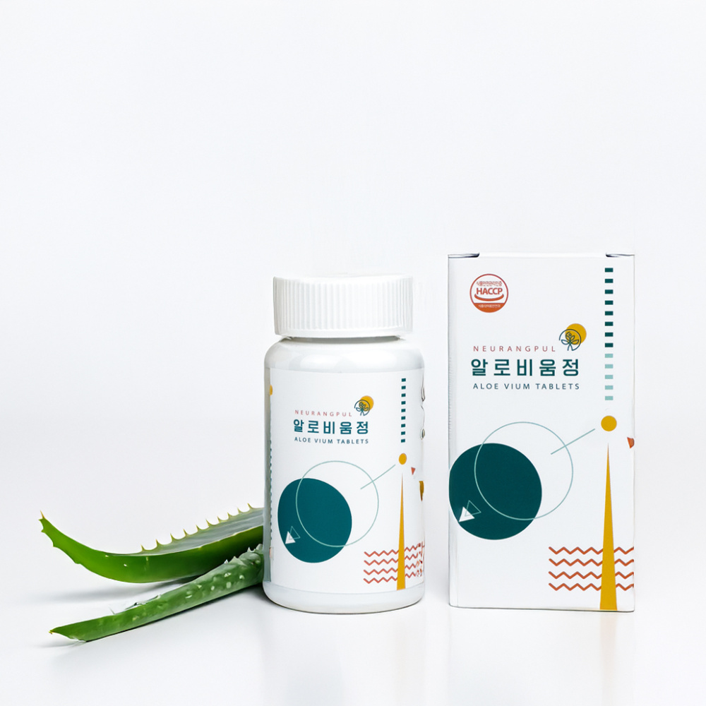 푸른들 느랑풀 먹는 알로에 베라 알로에정 120g 무농약 알로비움정