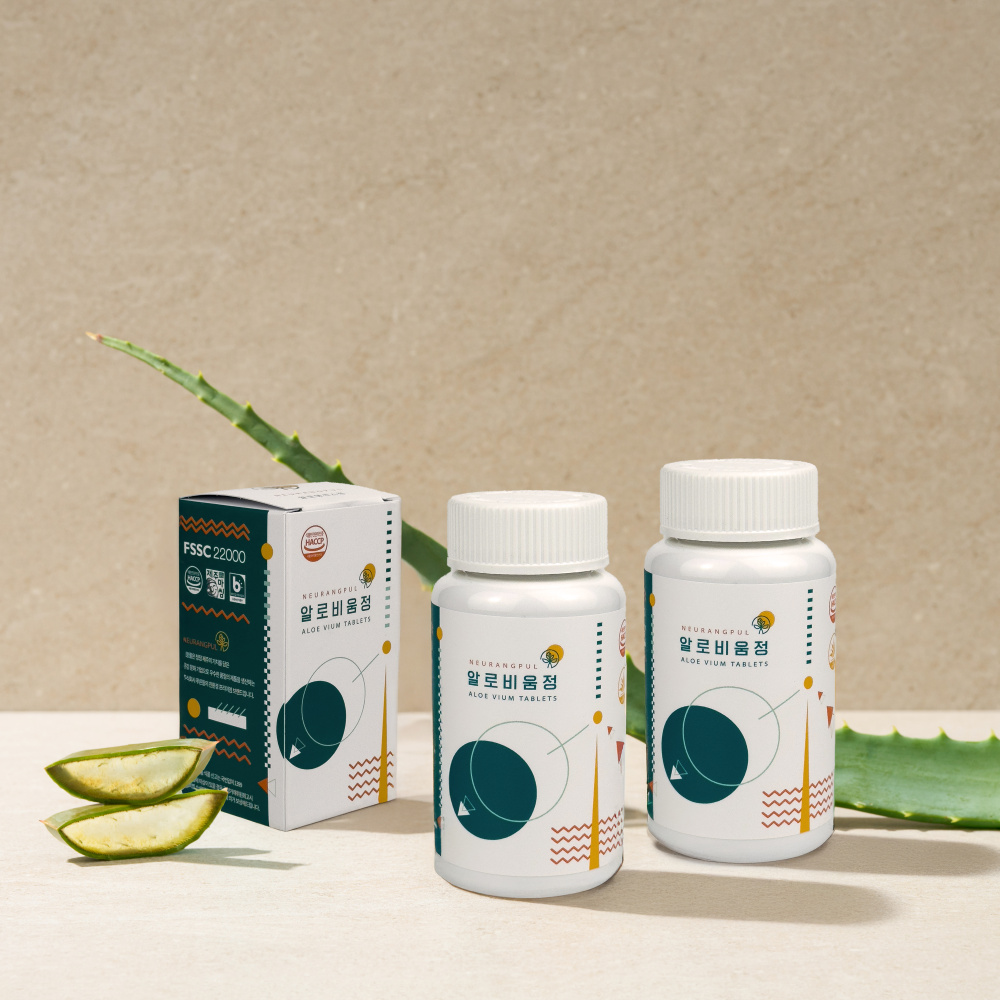 푸른들 느랑풀 먹는 알로에 베라 알로에정 120g 무농약 알로비움정