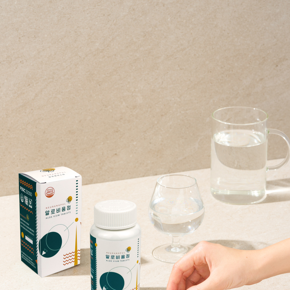 푸른들 느랑풀 먹는 알로에 베라 알로에정 120g 무농약 알로비움정