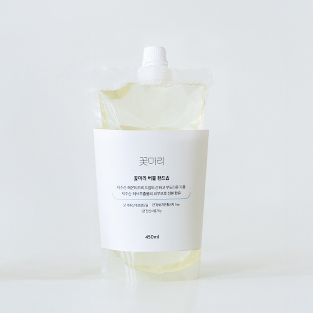 꽃마리 버블 핸드솝 리필 450ml