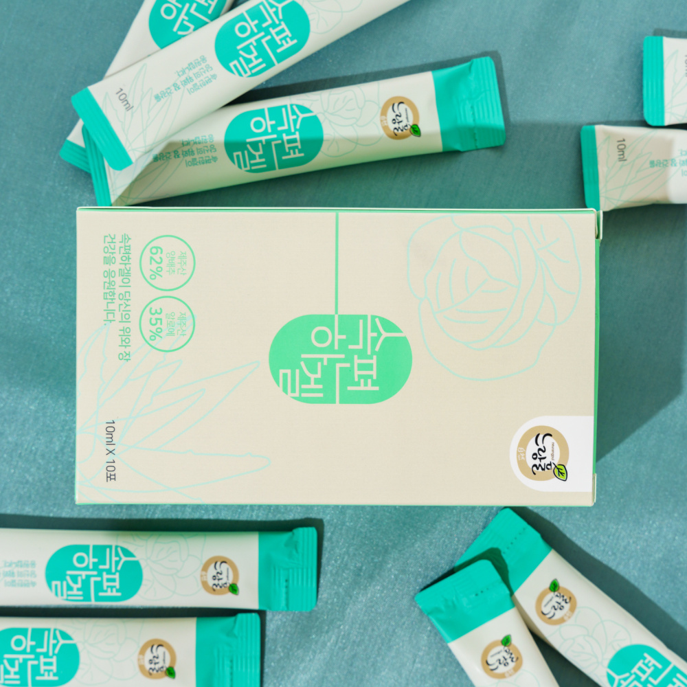 속편하겔 10ml x 10포 제주 양배추즙 알로에겔  위 장 건강 위염