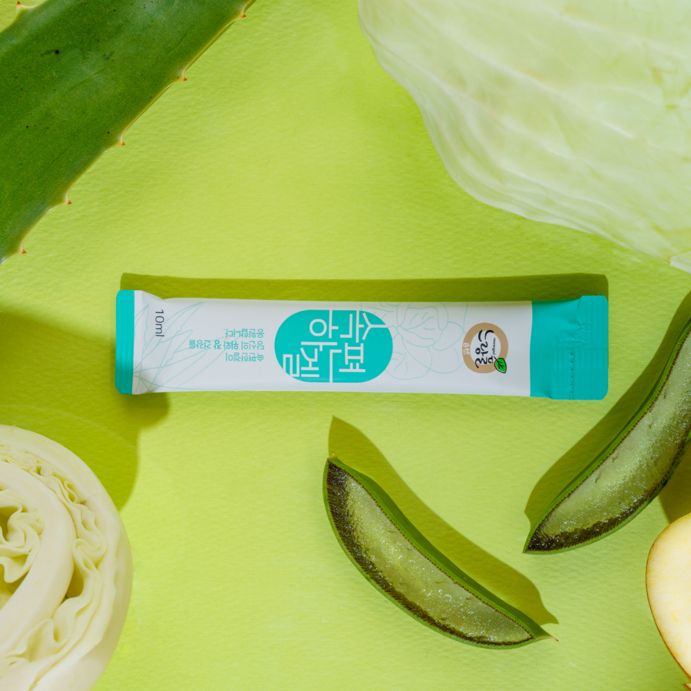 속편하겔 10ml x 10포 제주 양배추즙 알로에겔  위 장 건강 위염