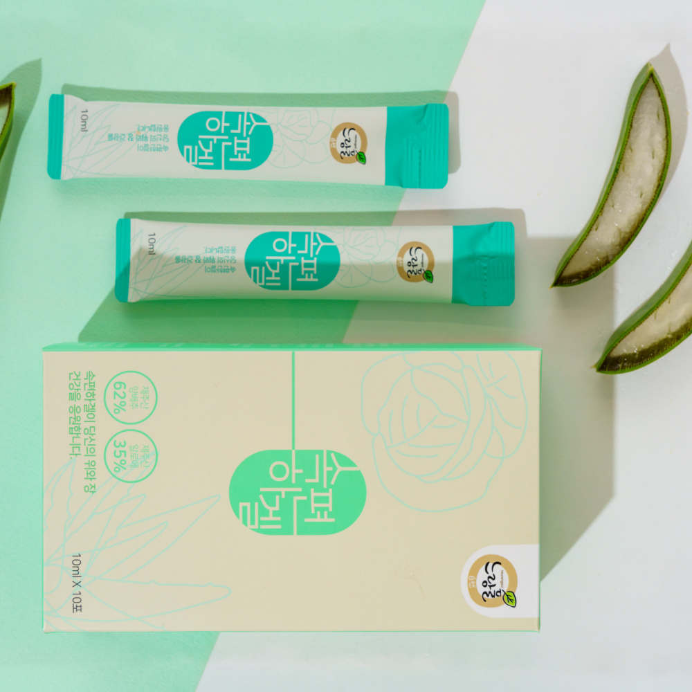 속편하겔 10ml x 10포 제주 양배추즙 알로에겔  위 장 건강 위염