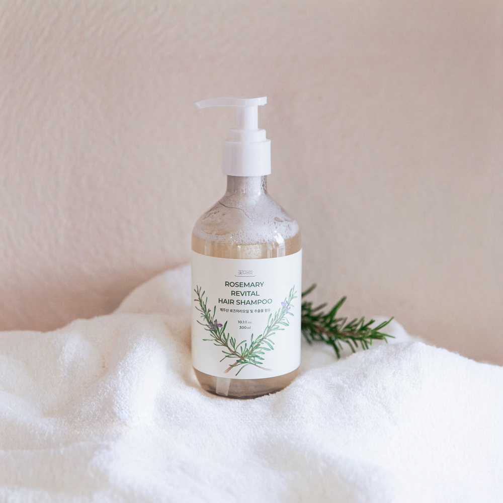꽃마리 로즈마리 리바이탈 헤어샴푸 300ml / 라벤더 카밍 바디워시 300ml