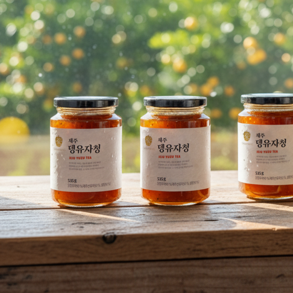 오라향 제주 뎅유자청 535g