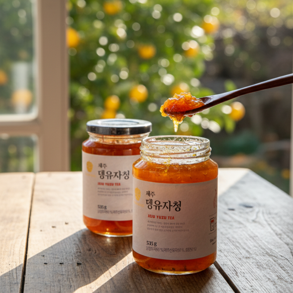 오라향 제주 뎅유자청 535g